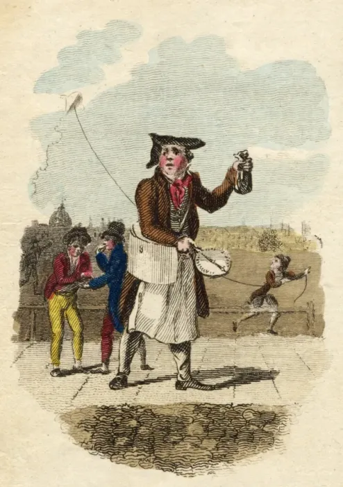 Framed Print : Merry-Go-Round Man 1804 Framed Print : Merry-Go-Round Man 1804