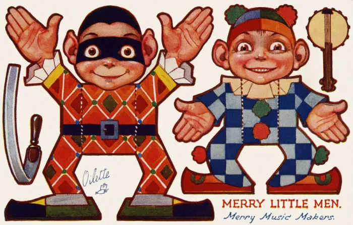 Framed Print : Merry Little Men Framed Print : Merry Little Men
