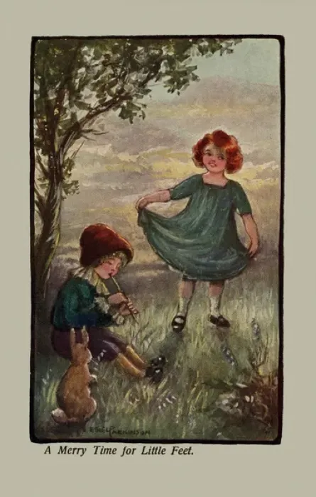 Framed Print : A merry time for little feet Framed Print : A merry time for little feet