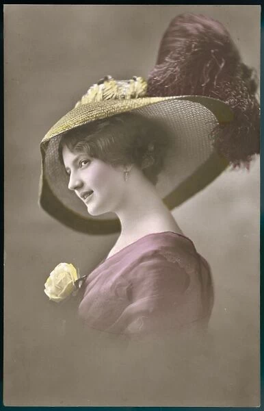 Merry Widow Hat C. 1910