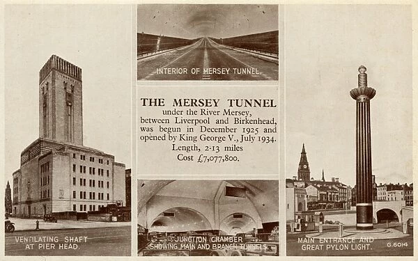 The Mersey Tunnel - under the River Mersey