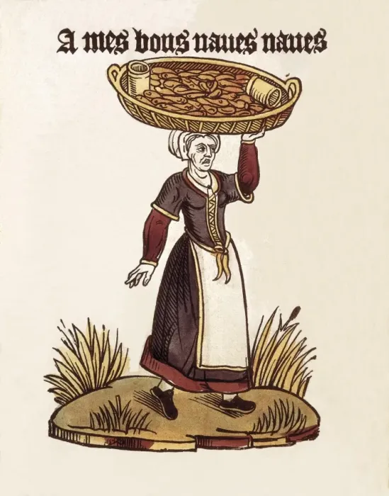 Framed Print : A mes bons naves naves. The Merchant of turnips Framed Print : A mes bons naves naves. The Merchant of turnips