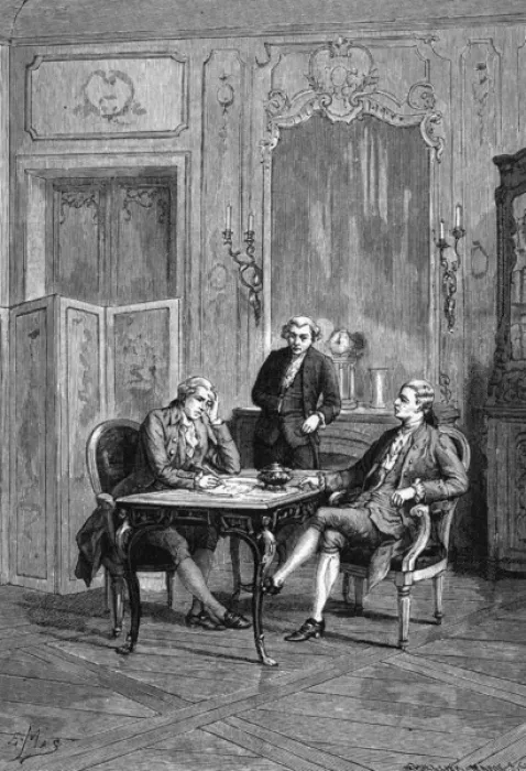 Framed Print : Mesmer Plans Lodge / 1783 Framed Print : Mesmer Plans Lodge / 1783