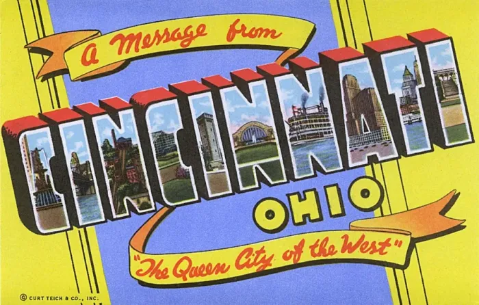 Framed Print : A message from Cincinnati, Ohio, USA Framed Print : A message from Cincinnati, Ohio, USA