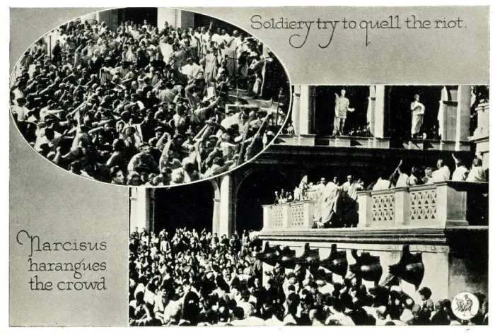 Framed Print : Messalina, Narcisus harrangues crowd, Quelling Riot Framed Print : Messalina, Narcisus harrangues crowd, Quelling Riot