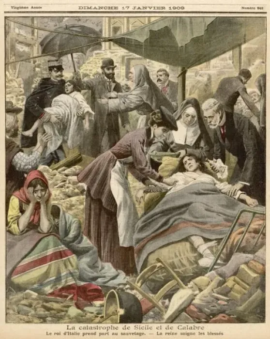 Framed Print : Messina Earthquake - 1 Framed Print : Messina Earthquake - 1