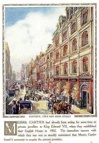 Messrs Cartier, Jewellers, New Bond Street, London