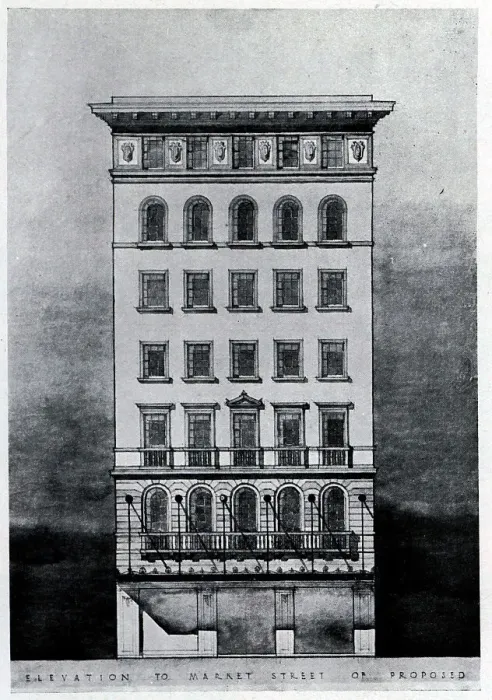 Framed Print : Messrs. Sargents Ltd, Proposed Building Framed Print : Messrs. Sargents Ltd, Proposed Building