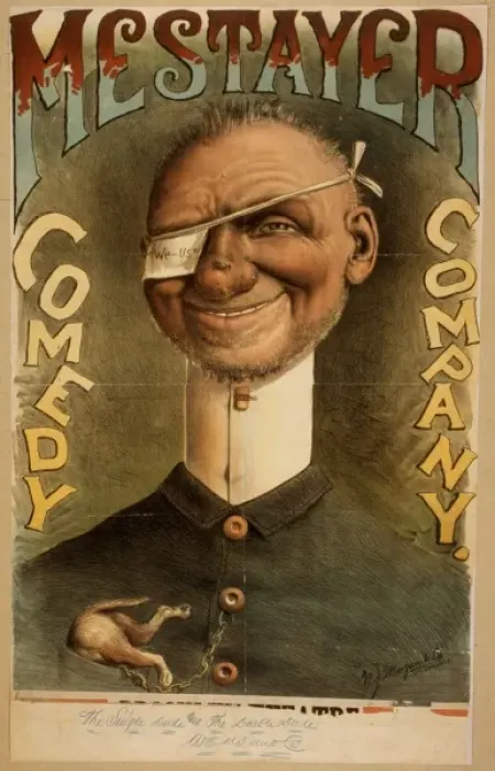 Framed Print : Mestayer Comedy Company Framed Print : Mestayer Comedy Company