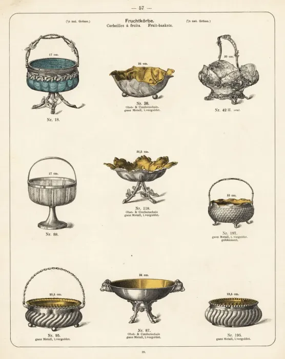 Framed Print : Metal fruit baskets Framed Print : Metal fruit baskets