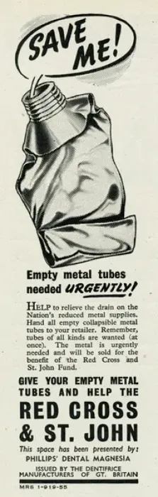Framed Print : Empty metal tubes needed urgently 1942 Framed Print : Empty metal tubes needed urgently 1942
