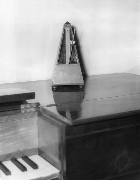 Metronome on a Piano