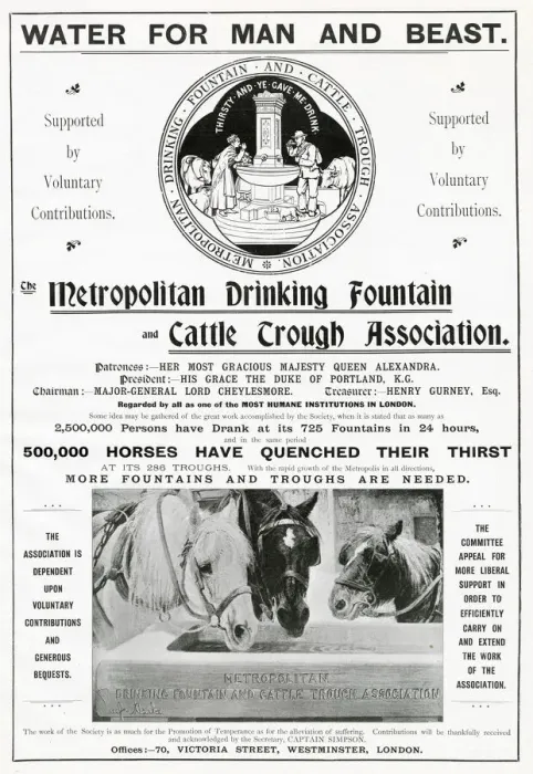Framed Print : Metropolitan drinking Fountain and cattle trough association Framed Print : Metropolitan drinking Fountain and cattle trough association