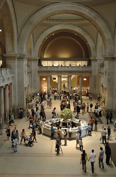 Metropolitan Museum of Art. Interior view. New York. United