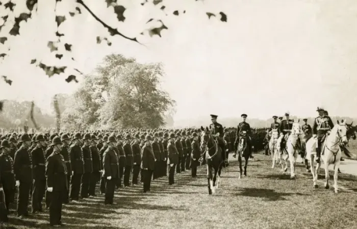Framed Print : Metropolitan Police centenary celebrations, Hyde Park Framed Print : Metropolitan Police centenary celebrations, Hyde Park