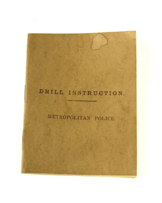 Framed Print : Metropolitan Police Drill Instruction book Framed Print : Metropolitan Police Drill Instruction book