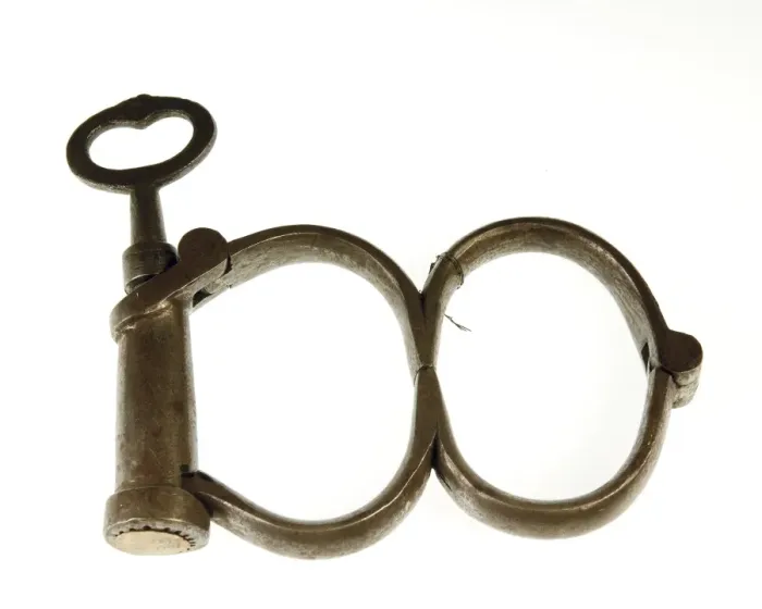 Framed Print : Metropolitan Police handcuffs Framed Print : Metropolitan Police handcuffs