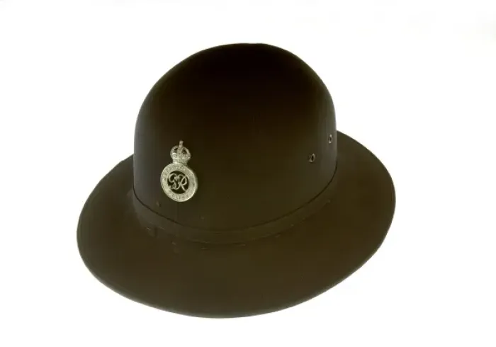 Framed Print : Metropolitan Police hat Framed Print : Metropolitan Police hat