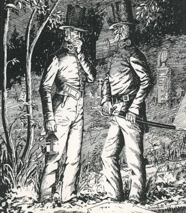 Framed Print : Two Metropolitan Police officers on graveyard patrol Framed Print : Two Metropolitan Police officers on graveyard patrol