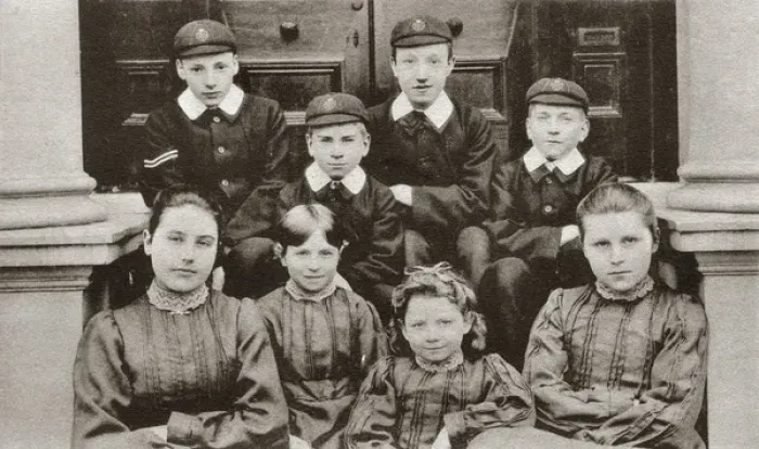 Framed Print : Metropolitan Police Orphanage, Twickenham - Children Framed Print : Metropolitan Police Orphanage, Twickenham - Children