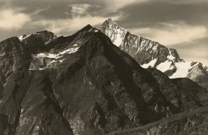 Framed Print : The Mettelhorn and the Weisshorn, Switzerland Framed Print : The Mettelhorn and the Weisshorn, Switzerland