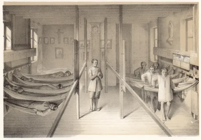 Framed Print : Mettray : a Dormitory Framed Print : Mettray : a Dormitory