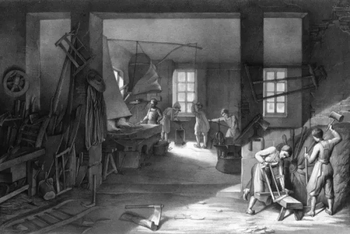 Framed Print : Mettray : Workshop Framed Print : Mettray : Workshop