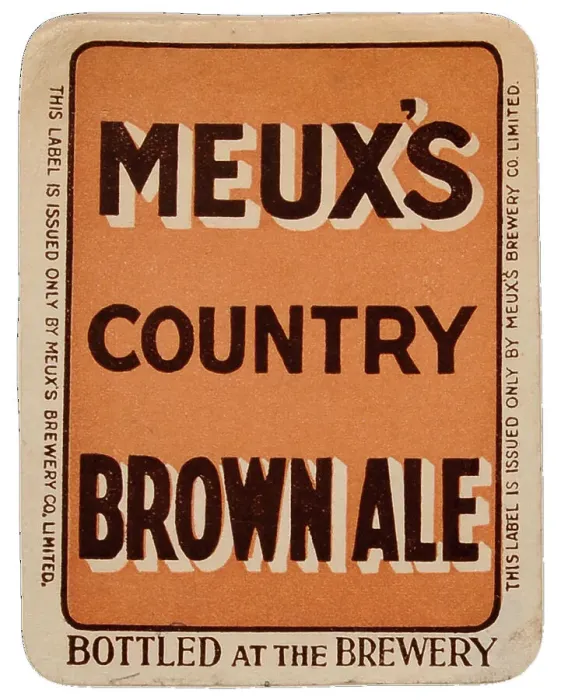 Framed Print : Meux's Country Brown Ale Framed Print : Meux's Country Brown Ale