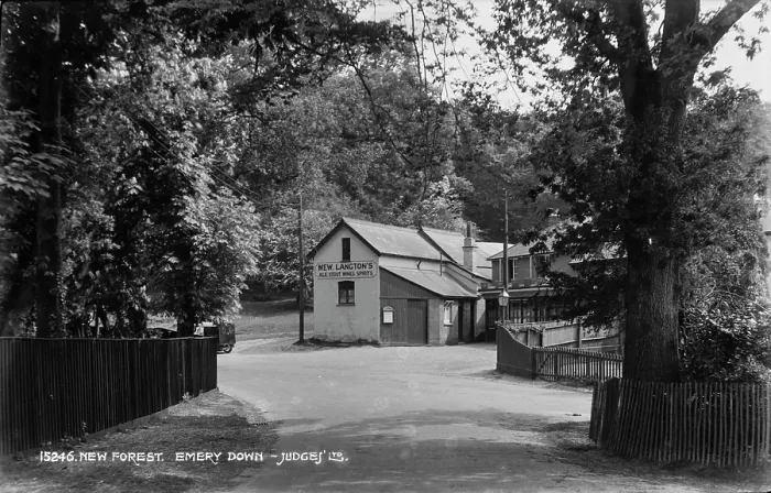 Framed Print : Mew Langton's Pub in Emery Down Framed Print : Mew Langton's Pub in Emery Down