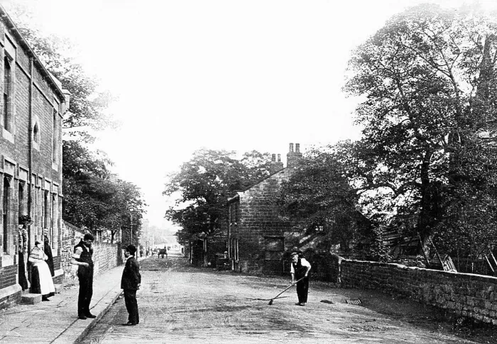 Framed Print : Mexborough Church Street early 1900s Framed Print : Mexborough Church Street early 1900s