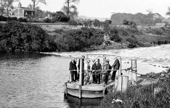 Framed Print : Mexborough Ferry early 1900s Framed Print : Mexborough Ferry early 1900s