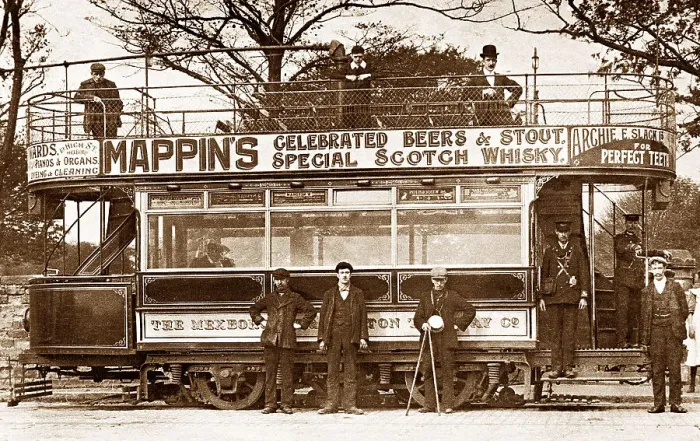 Framed Print : Mexborough Tram early 1900s Framed Print : Mexborough Tram early 1900s