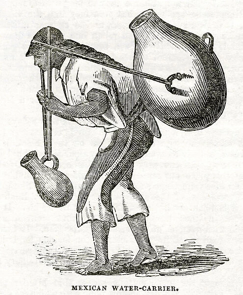 Mexican water-carrier 1835