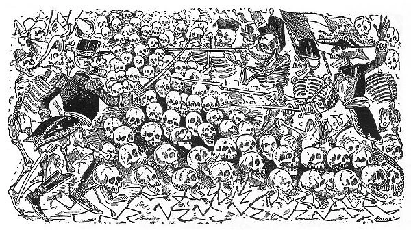 Mexico 1860s Mexican Comic Humour Death Macabre