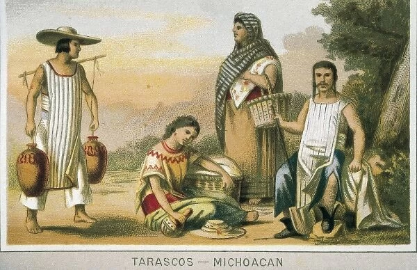 Mexico (19th c Tarasco Indians, inhabitants