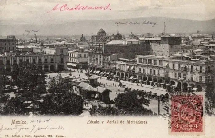Framed Print : Mexico City - The Main Square (Zocalo Framed Print : Mexico City - The Main Square (Zocalo
