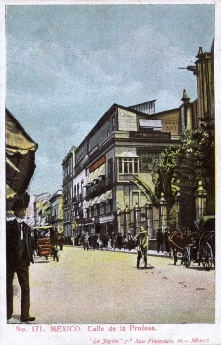 Framed Print : Mexico City, Mexico - Calle de la Profesa Framed Print : Mexico City, Mexico - Calle de la Profesa
