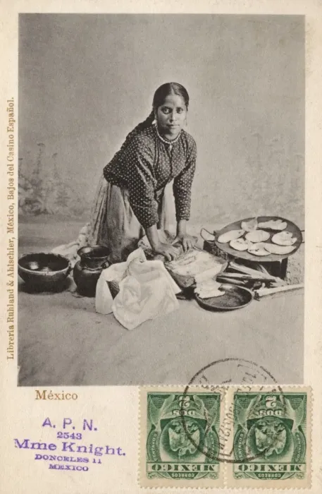 Framed Print : Mexico - Lady making tortillas Framed Print : Mexico - Lady making tortillas