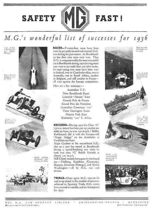 Framed Print : MG Cars - MG Car Company Ltd. Date: 1936 Framed Print : MG Cars - MG Car Company Ltd. Date: 1936
