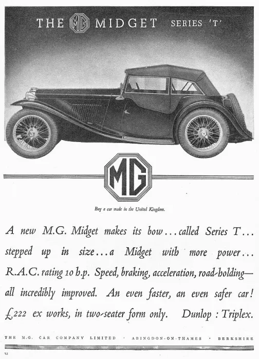 Framed Print : MG Midget - MG Car Company Ltd. Date: 1936 Framed Print : MG Midget - MG Car Company Ltd. Date: 1936