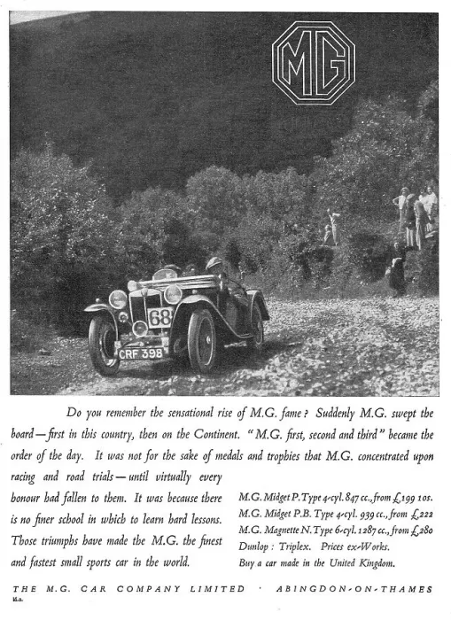 Framed Print : MG Midget - MG Car Company Ltd. Date: 1936 Framed Print : MG Midget - MG Car Company Ltd. Date: 1936