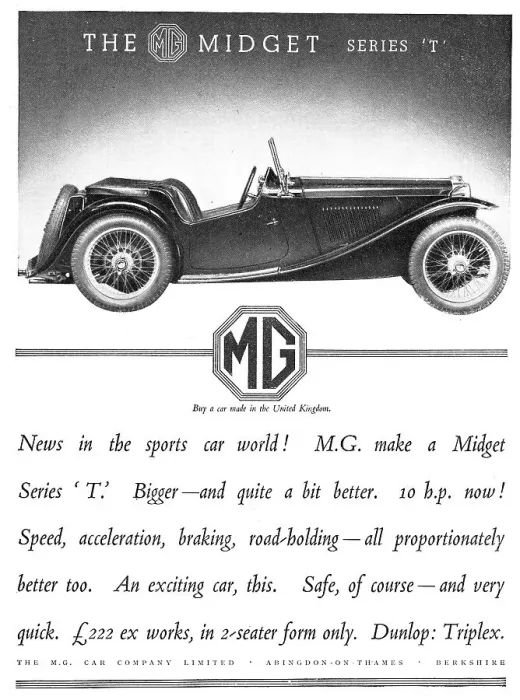 Framed Print : The M.G.Car Company - M.G.MIdget Series T 1936 Framed Print : The M.G.Car Company - M.G.MIdget Series T 1936