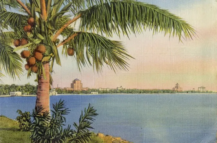Framed Print : Miami Beach, Florida, USA Date: 1941 Framed Print : Miami Beach, Florida, USA Date: 1941