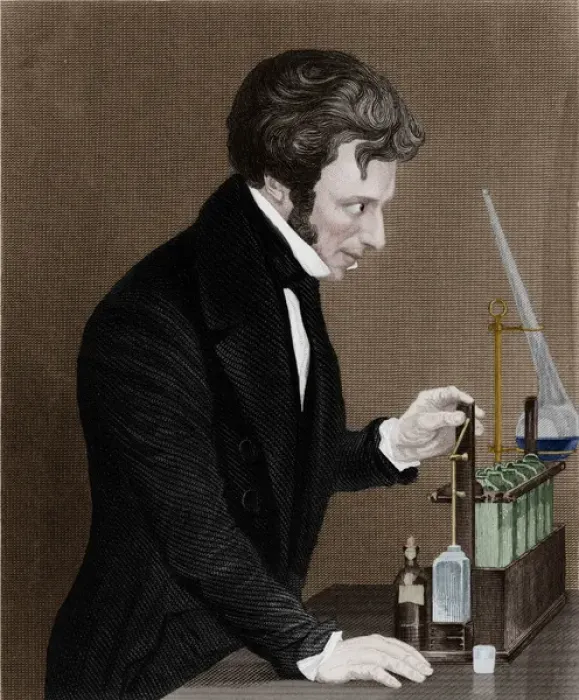 Framed Print : Michael Faraday - English scientist Framed Print : Michael Faraday - English scientist