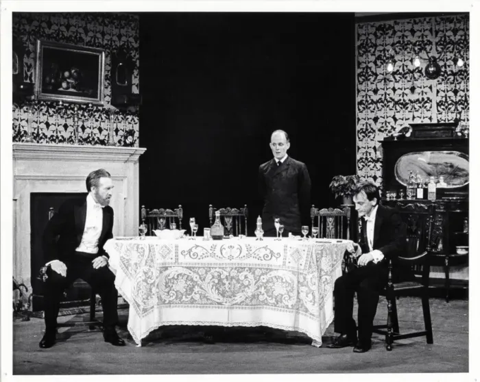Framed Print : Michael Gow (right) Australian playwright - Away Framed Print : Michael Gow (right) Australian playwright - Away