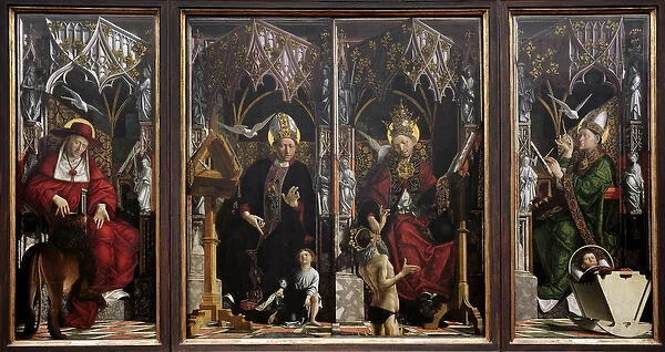Michael Pacher (1435-1498). Austrian painter. Altarpiece of