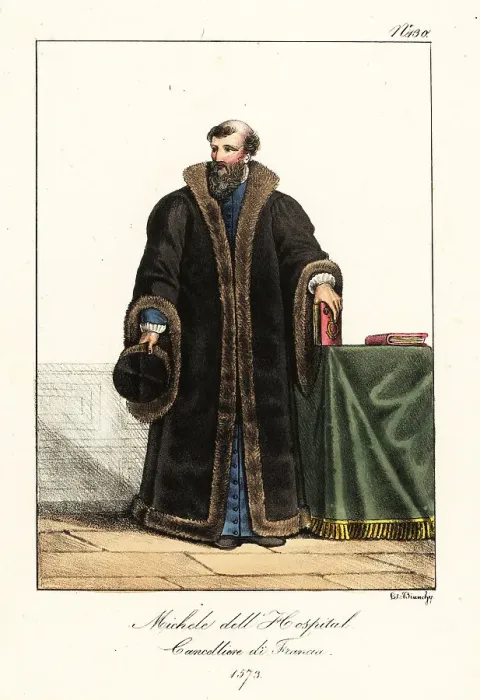 Framed Print : Michel de l'Hôpital, Chancellor of France, 1573 Framed Print : Michel de l'Hôpital, Chancellor of France, 1573