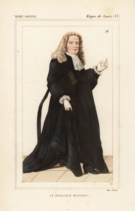 Framed Print : Michel Robert, Le Peletier des Forts 1675-1740 Framed Print : Michel Robert, Le Peletier des Forts 1675-1740