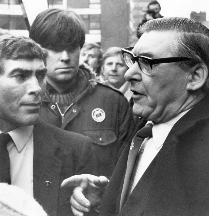 Framed Print : Mick McGahey, trade unionist and communist Framed Print : Mick McGahey, trade unionist and communist