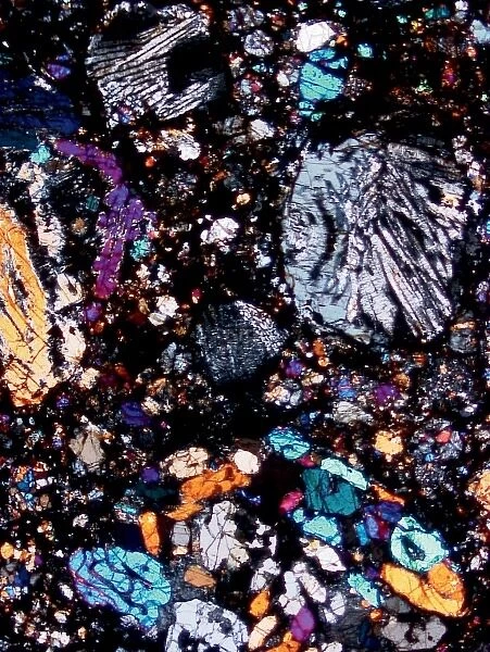 Microscope image of chondrite
